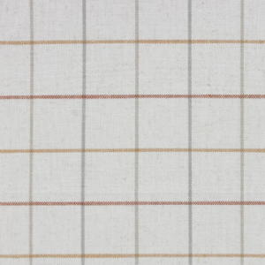 Offline Cayenne Square Patterned Multipurpose Fabric Platinum Collection By Richloom
