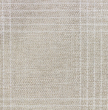 Ellibee Oat Gingham Stripe Square Patterned Upholstery Fabric Platinum Collection By Richloom
