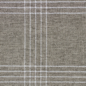 Ellibee Chateau Gingham Stripe Square Patterned Upholstery Fabric Platinum Collection By Richloom
