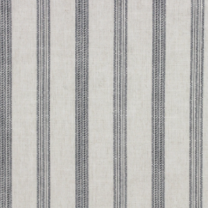 Faustino Indigo Blue Striped Patterned Upholstery Fabric Platinum Collection By Richloom