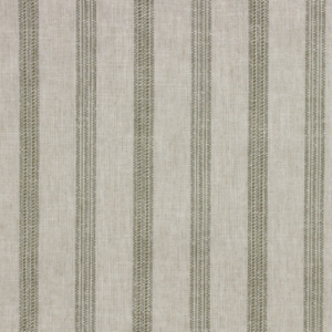 Faustino Moss Sage Green Striped Patterned Upholstery Fabric Platinum Collection By Richloom