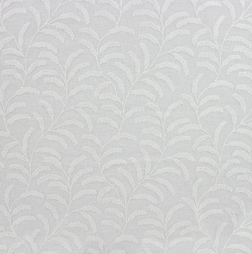 Verify Glacier Sheer Leaf Patterned Drapery And Multipurpose Fabric Platinum Collection By Richloom