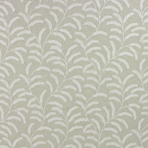 Verify Parchment Sheer Leaf Patterned Drapery And Multipurpose Fabric Platinum Collection By Richloom