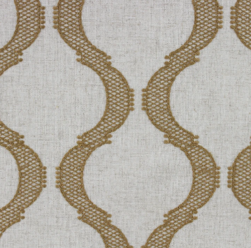 Colina Grain Embroidery Patterned Multipurpose Fabric Platinum Collection By Richloom