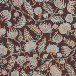 Berioska Currant Patterned Multipurpose Fabric Platinum Collection By Richloom