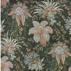 Haselhurst Spruce Patterned Multipurpose Fabric Platinum Collection By Richloom