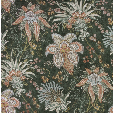 Haselhurst Spruce Patterned Multipurpose Fabric Platinum Collection By Richloom