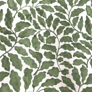 Boutique Floral Herbal Green Leaf Patterned Home Decor Fabric