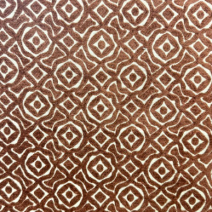 Mid Century 12SPPIL Geometric Copper Textured Patterned Upholstery Fabric