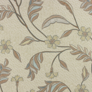 Atsuko Amber Harvest Floral Patterned Multipurpose Fabric Platinum Collection By Richloom