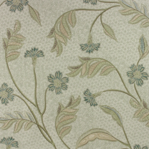 Atsuko Pear Green Harvest Floral Patterned Multipurpose Fabric Platinum Collection By Richloom