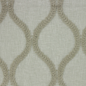 Gateaux Celadon Green Embroidered Drapery & Multipurpose Fabric Platinum Collection By Richloom