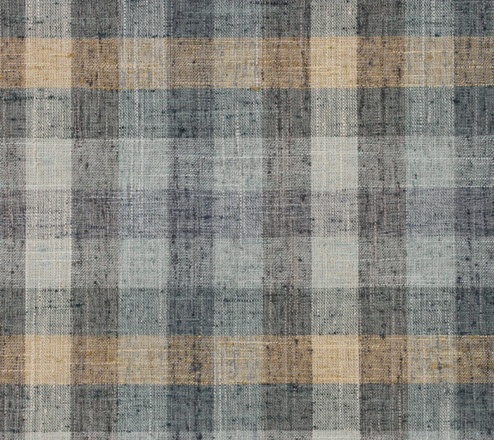 Zana Harbor Square Patterned Multipurpose Fabric Platinum Collection By Richloom